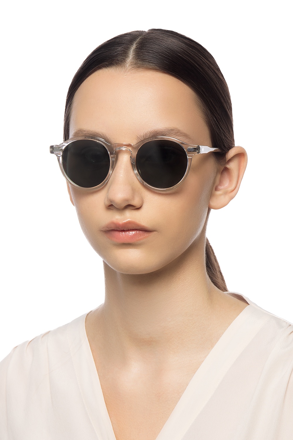 White 'Miltzen' sunglasses Moscot - Vitkac Norway